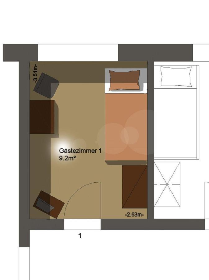 Pension Ruessel-Pub Зангерхаузен Стая снимка