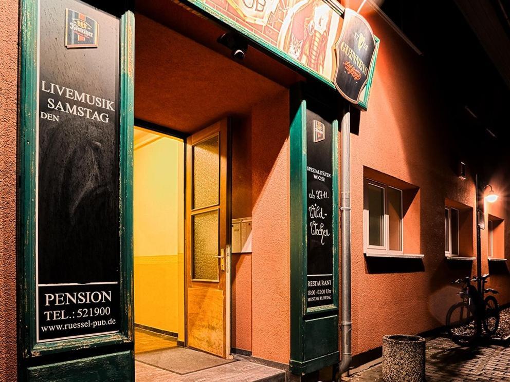 Pension Ruessel-Pub Зангерхаузен Екстериор снимка